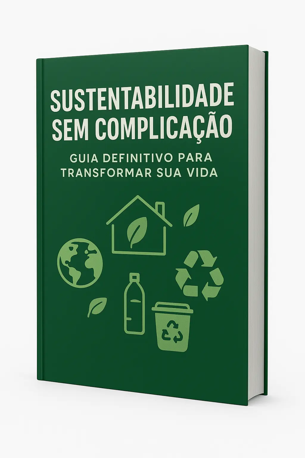Mockup do eBook Sustentabilidade Sem Complicação