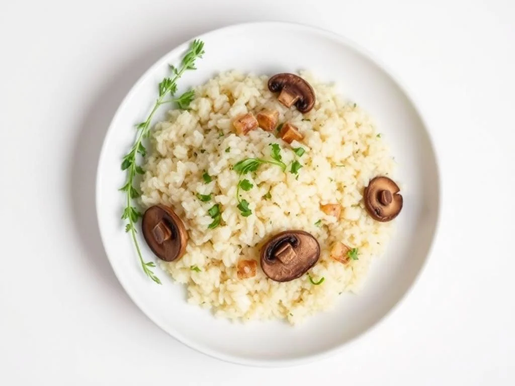 Prato minimalista sustentável com alimentos frescos e coloridos.
